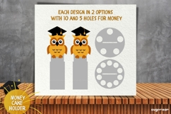 Graduation Money Cake Owl | Money Holder | Layered SVG Product Image 2
