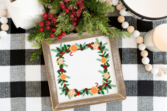 Christmas Frame | Festive New Year&#039;s Design Product Image 2