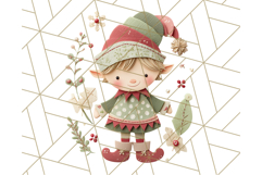 Christmas Clipart, Crafter’s Christmas Paper and Fabric Art Product Image 3