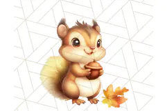 Whimsical Woodland Animals and Nature PNG, Forest Animals Product Image 3