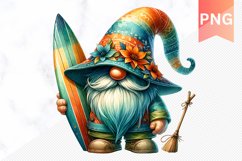 Summer Gnome Sublimation - Clipart PNG Design Product Image 1
