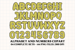Fall Autumn Alphabet png clipart, fall autumn letters doodle Product Image 5