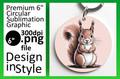 Vibrant Circle PNG for Keychains , Valenines Animals Product Image 1