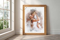 Watercolor Baby Brush Painting Art Product Image 1