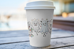 Cartoonish Halloween Ghosts PNG Product Image 5