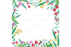 Watercolor wedding frame clipart #w171 Product Image 16