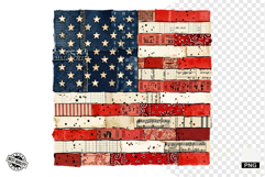 Collage American Flag Clipart Product Image 1