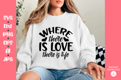 Love quotes SVG Design, Love SVG layered design Product Image 1
