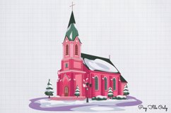 Pastel Christmas Clipart PNG Product Image 1