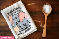 I&#039;m not a towel, I&#039;m a napkin with PNG, Funny Kitchen Di Product Image 1