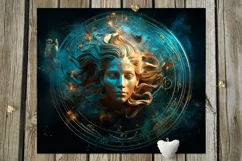 Zodiac signs | 12 Magic Skinny tumbler Sublimation designs Product Image 11