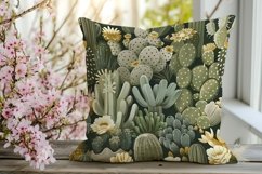 Cartoonish Desert Cacti Seamless Pattern Product Image 3