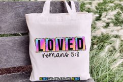 Loved romans 5:8 PNG Product Image 2