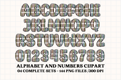 Back to School Alphabet png, letters doodle, school clipart Product Image 5