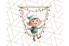 Christmas Train Ride PNG Clipart with Yeti and Elves Product Image 3