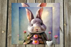 Cute Rabbit | 11 children skinny tumbler Sublimation designs Product Image 11