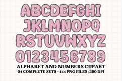 Easter Day Alphabet png clipart, easter day letters doodle Product Image 5
