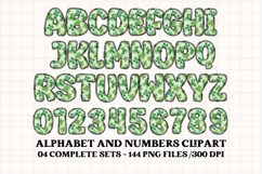 St patrick alphabet png clipart, st patrick letters doodle Product Image 5