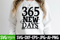 365 New Days SVG Cut File , New Year SVG Design Product Image 2