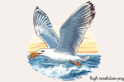Summer Sea Animals Clipart PNG Product Image 1