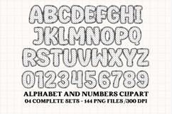 Elegant Bride png Clipart Alphabet, bride letters doodle Product Image 5