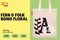 Fern &amp; Folk Boho Floral Monogram Product Image 1