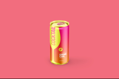 Slim 200ml Aluminium Can Mockup Product Image 10