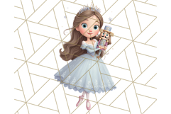 Nutcracker Ballet Clipart, Holiday Ballerina PNG Art Product Image 3