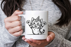 Kawaii Cat SVG Bundle, Kitten Clipart Product Image 6