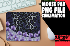 ENCHANTED MOUSE PAD FUN SUBLIMATION, Leopard Print Product Image 1