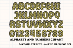 Halloween Alphabet png clipart, halloween letters doodle Product Image 5