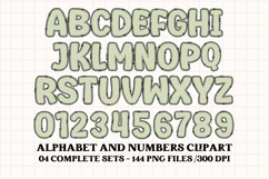 Spring Fling Alphabet png, letters doodle, spring clipart Product Image 5