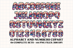 Day of The Dead PNG Alphabet, day of the dead letters doodle Product Image 5