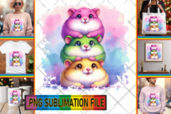 Unique TSHIRT Gift Ideas PNG, Cute Animals Product Image 1