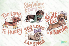 Funny Weenies Dogs Clipart Product Image 1
