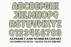 Fall Autumn Alphabet png clipart, fall autumn letters doodle Product Image 5