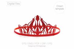 Crown svg Princess crown svg Tiara svg Birthday crown svg Product Image 3