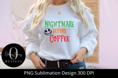 Nightmare Before Coffee|Sublimation Design|Halloween PNG Product Image 11