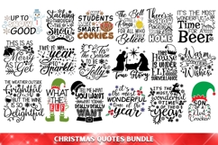 234 Christmas SVG Mega Bundle, Christmas Quotes SVG Bundle. Product Image 15