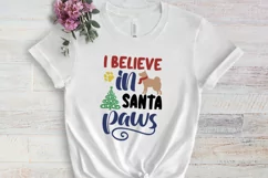 I believe in santa paws SVG, Christmas Dog SVG Product Image 4