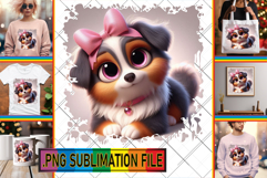 Cheerful TOTE BAG Magic Ideas, 3D Dog Product Image 1