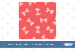 American 4th of July Patriotic Coquette Bow Seamless Pattern Product Image 2