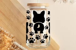 Yorkie Lover SVG, Yorkie 16oz Libbey Glass Wrap SVG Product Image 3