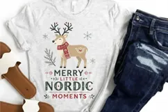 Merry Little Nordic Moments PNG Sublimation Design Product Image 1