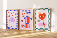 10 Cute Valentines Day Wall Art Bundle Product Image 3
