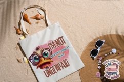 Funny Sarcasm Sublimation design PNG Quote Animal Product Image 4