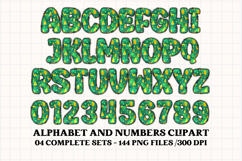 Christmas Alphabet png clipart, christmas letters doodle Product Image 5