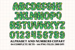 Christmas Alphabet png clipart, christmas letters doodle Product Image 5