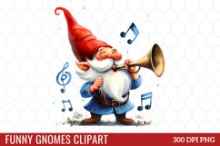 Funny Gnomes Clipart Product Image 1