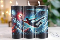 Baseball Pattern Tumbler Wrap | Sublimation | Tumblers Product Image 1